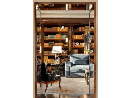 Home Office, Interior, Wood Texture Flooring