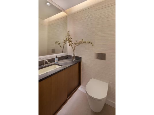 Bathroom, Interior, Recessed Lighting