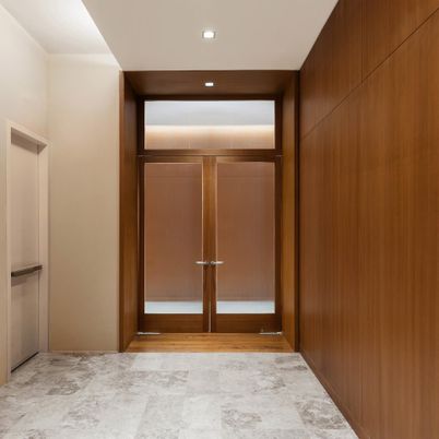 Interior, Recessed Lighting, Wooden Walls