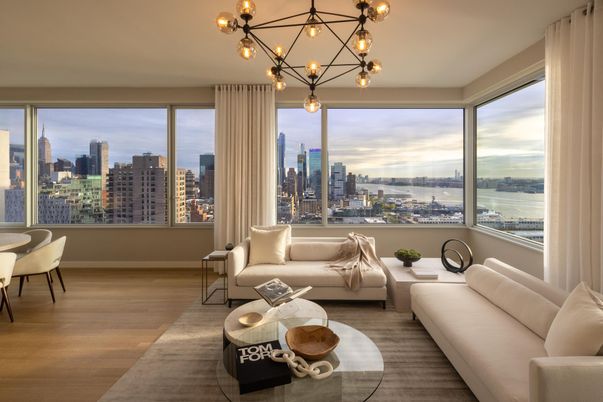 Interior, Living room, Pendant Lights, Water, Wood Texture Flooring