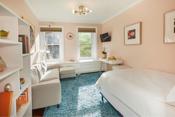 Bedroom, Interior, Pendant Lights