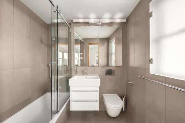 Bathroom, Glass Shower, Interior