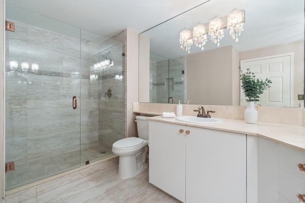 Bathroom, Glass Shower, Interior