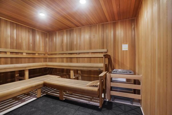 Interior, Recessed Lighting, Sauna Room