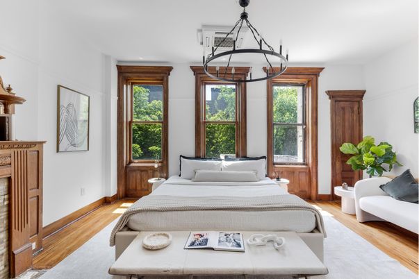 Bedroom, Interior, Wood Texture Flooring