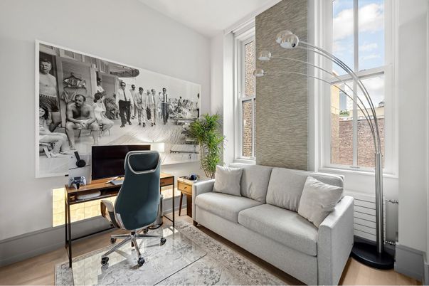 Home Office, Interior, Wood Texture Flooring