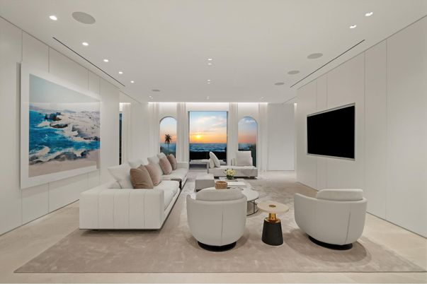 Interior, Living room, Recessed Lighting, Water