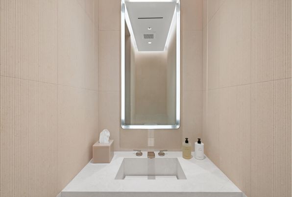 Bathroom, Interior, Recessed Lighting