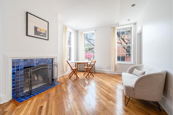 Dining room, Fireplace, Interior, Wood Texture Flooring