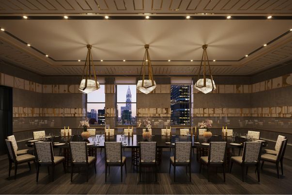 Dining room, Interior, Pendant Lights, Recessed Lighting