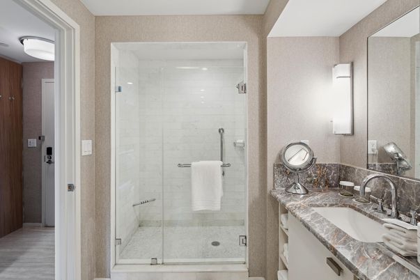 Bathroom, Glass Shower, Interior