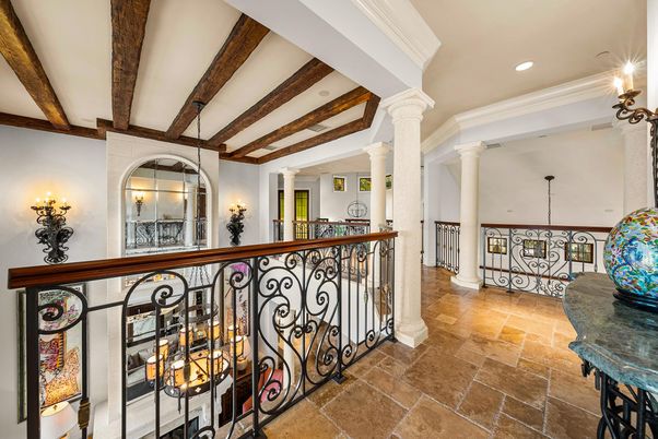Interior, Recessed Lighting, Wooden Beams