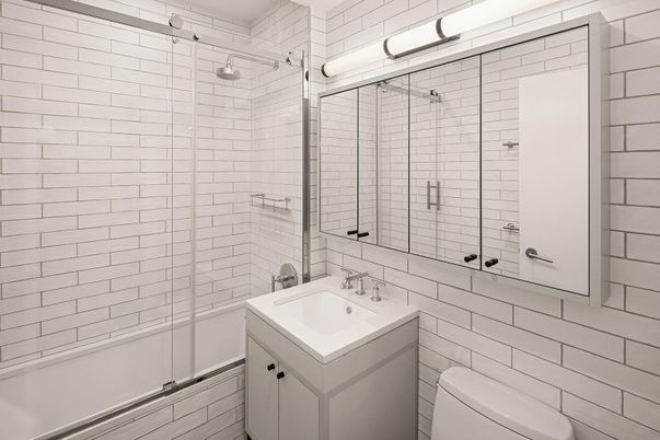 Bathroom, Glass Shower, Interior