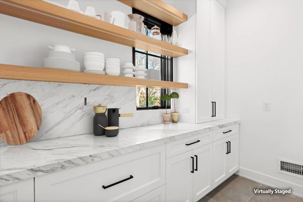 Interior, Kitchen, Marble Walls