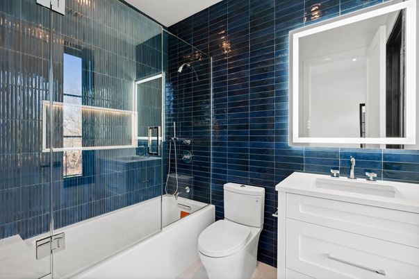 Bathroom, Glass Shower, Interior