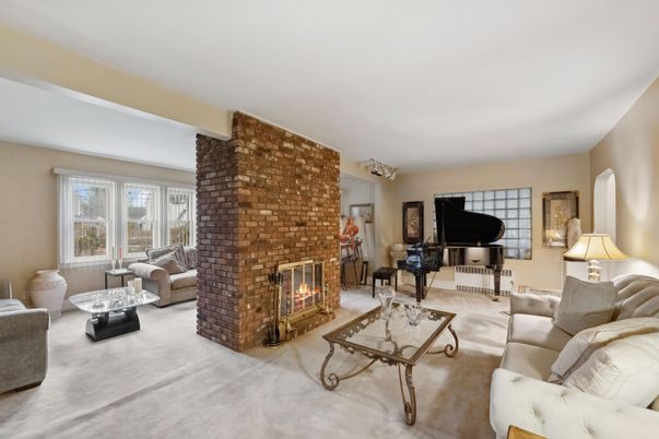 Fireplace, Interior, Living room, Piano, Stone Walls