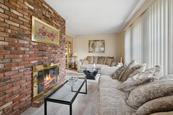 Fireplace, Interior, Living room, Stone Walls