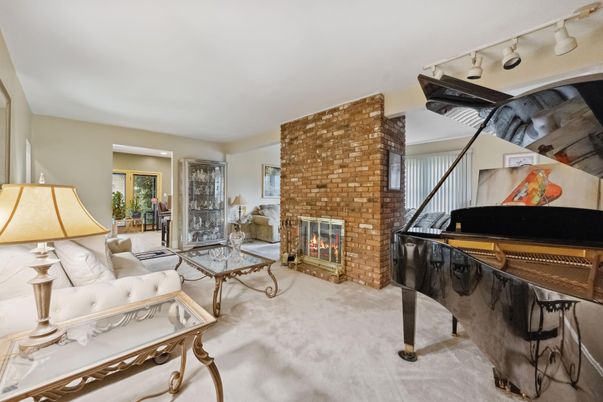 Fireplace, Interior, Living room, Piano, Stone Walls