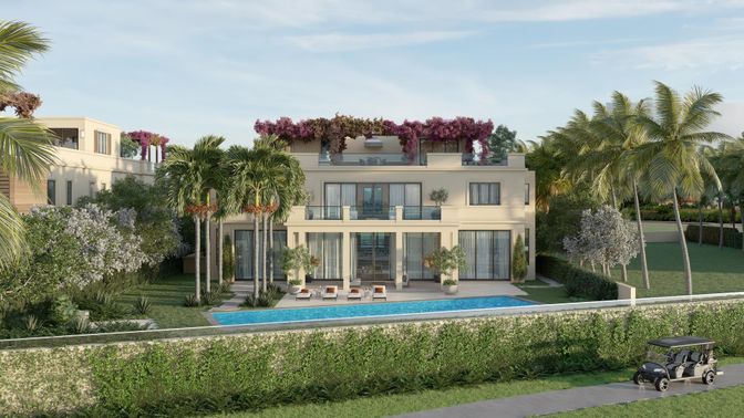 Backyard, Exterior, Facade, Pool, Modern