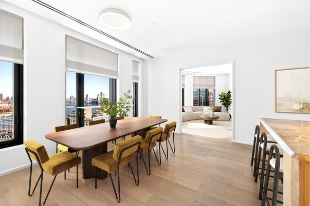 Dining room, Interior, Wood Texture Flooring