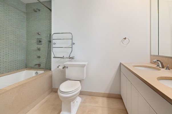 Bathroom, Dual Sink Vanities, Glass Shower, Interior