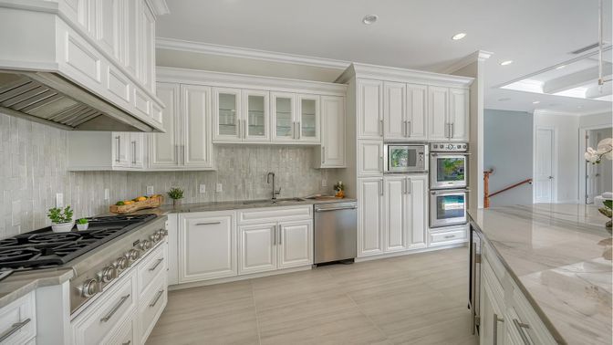 Interior, Kitchen, Recessed Lighting, Stainless Steel Appliances