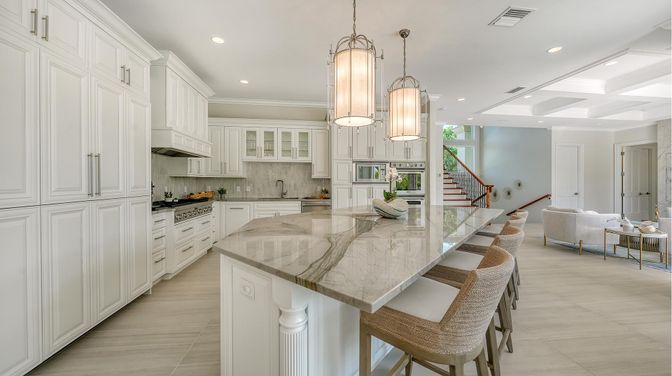 Interior, Kitchen, Living room, Pendant Lights, Recessed Lighting
