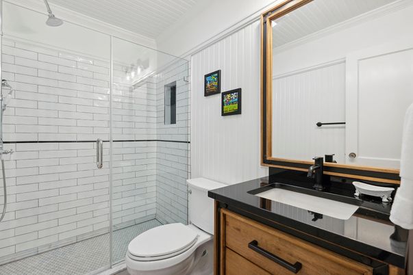 Bathroom, Glass Shower, Interior