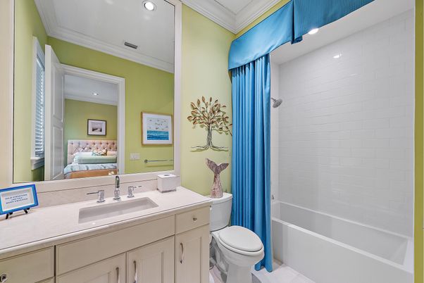 Bathroom, Interior, Recessed Lighting