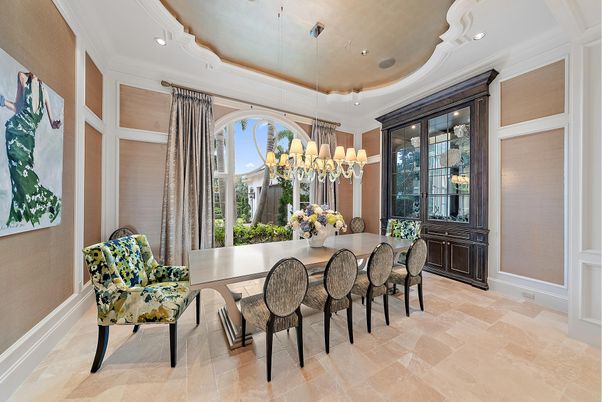 Chandelier, Dining room, Interior, Recessed Lighting