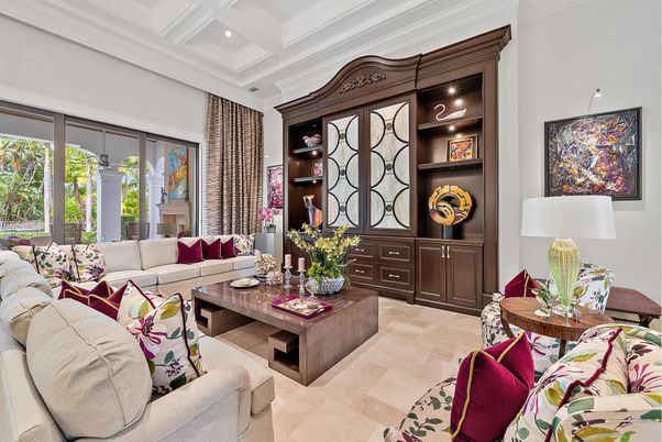 Interior, Living room, Recessed Lighting