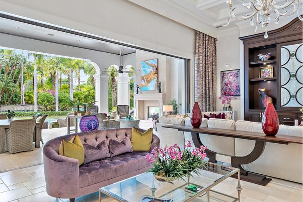 Chandelier, Fireplace, Interior, Living room, Pendant Lights, Recessed Lighting