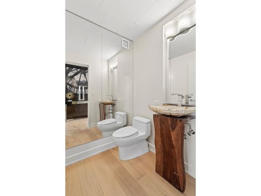 Bathroom, Interior, Wood Texture Flooring