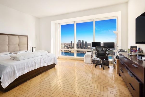 Bedroom, Home Office, Interior, Water, Wood Texture Flooring
