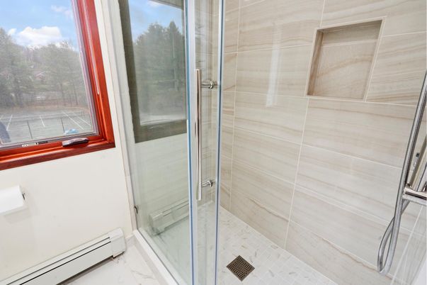 Bathroom, Glass Shower, Interior