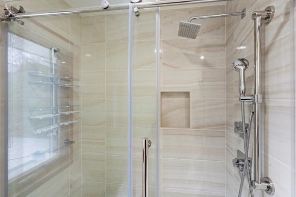 Bathroom, Glass Shower, Interior