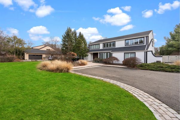 Attached, Backyard, Exterior, Facade, Brick Facade, Split Level