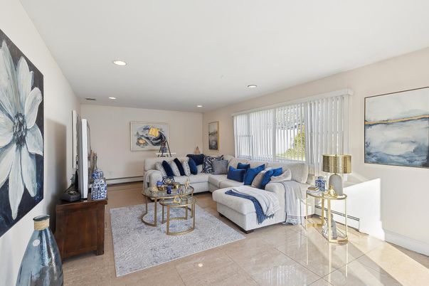 Interior, Living room, Recessed Lighting