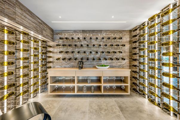 Interior, Recessed Lighting, Wine Storage