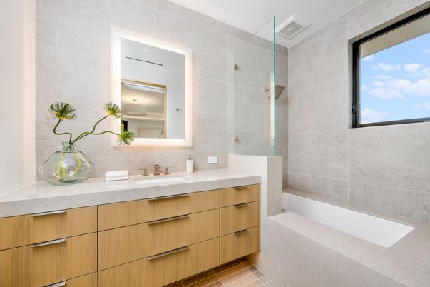 Bathroom, Glass Shower, Interior