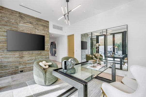 Interior, Living room, Pendant Lights, Recessed Lighting