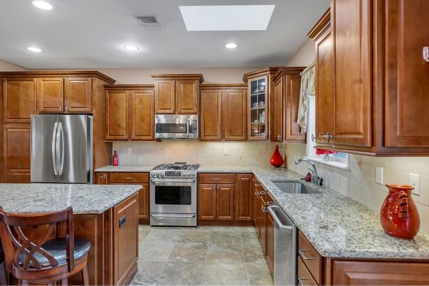 Interior, Kitchen, Recessed Lighting, Stainless Steel Appliances