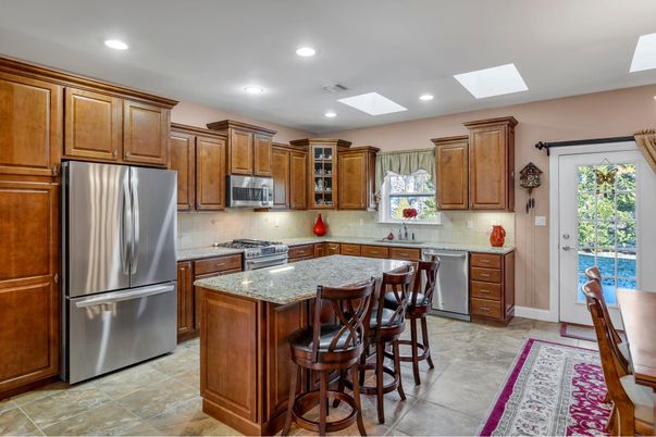 Interior, Kitchen, Recessed Lighting, Stainless Steel Appliances