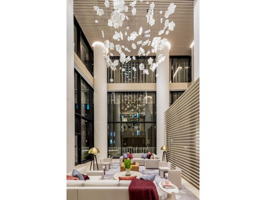 Chandelier, Interior, Living room