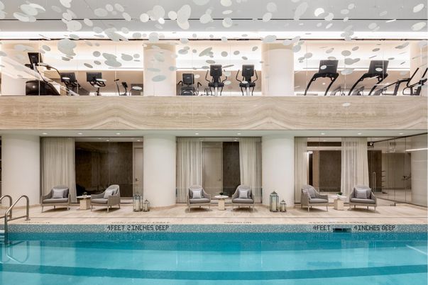 Interior, Pool, Recessed Lighting