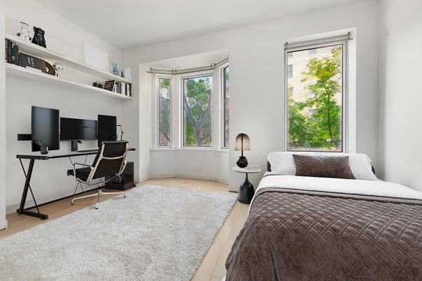 Bedroom, Home Office, Interior, Wood Texture Flooring