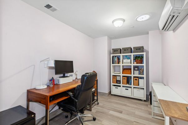 Home Office, Interior, Wood Texture Flooring