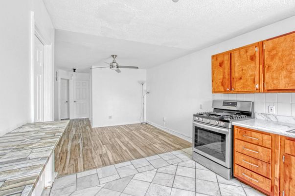 Interior, Kitchen, Marble, Wood Texture Flooring