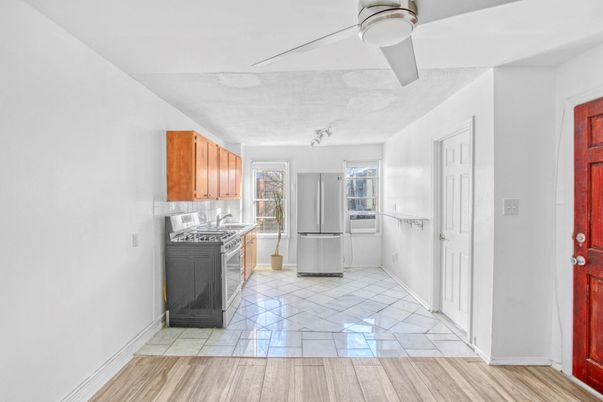 Interior, Kitchen, Wood Texture Flooring