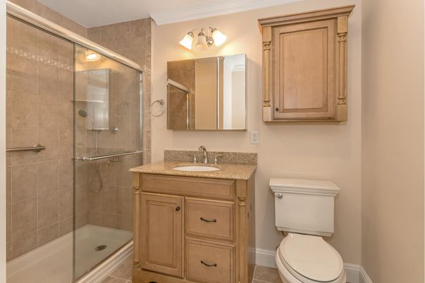 Bathroom, Glass Shower, Interior